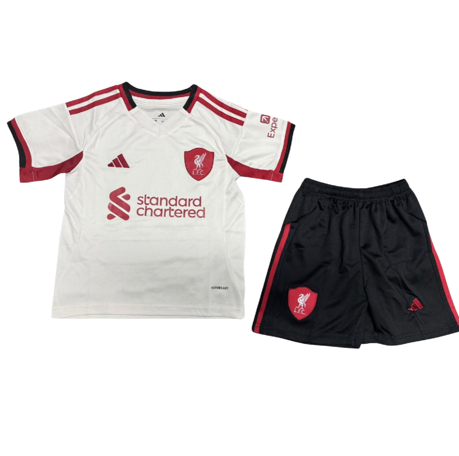 Kit enfant Liverpool extérieur 25/26 - 12-13 ans #MWS Options 1 - Vêtements de sport