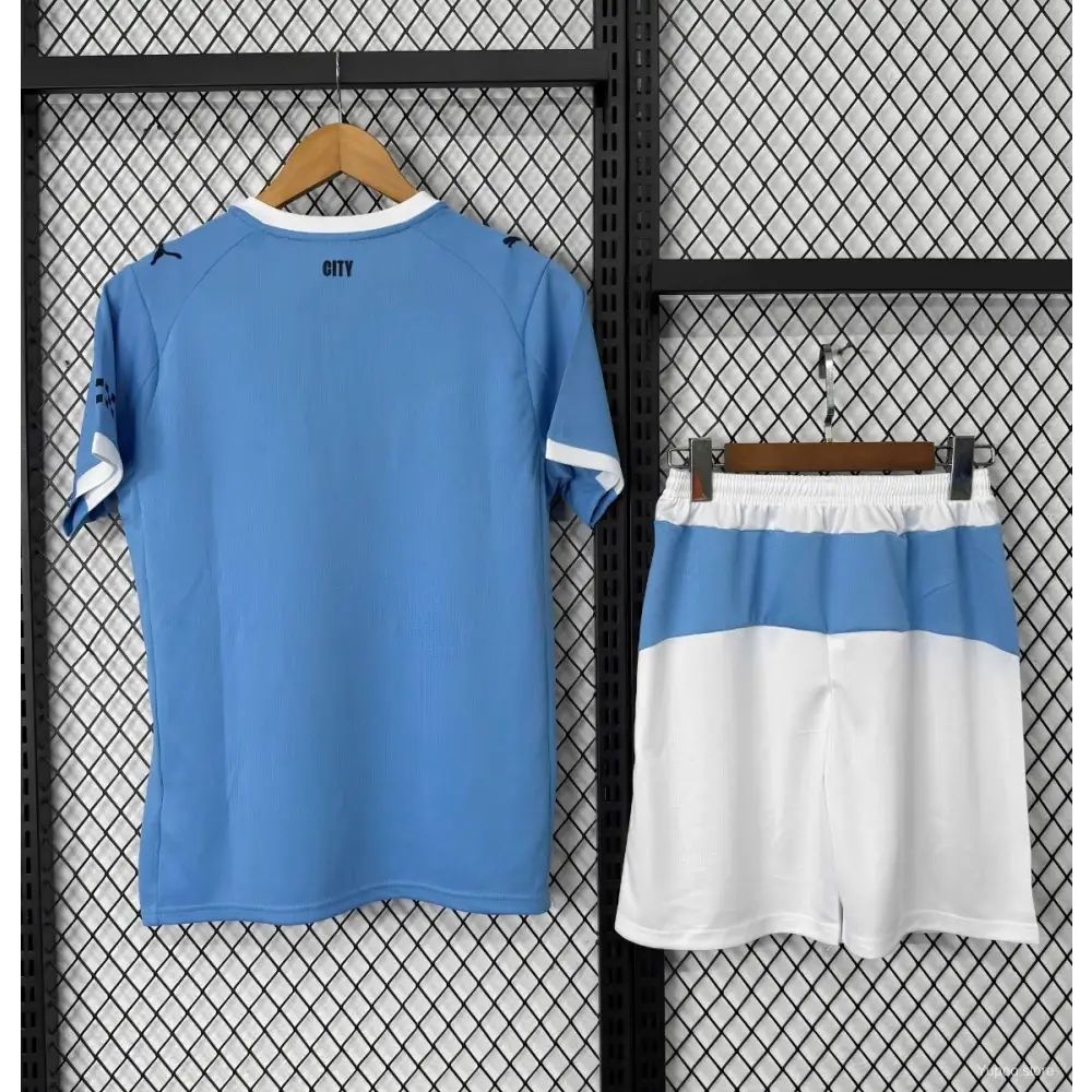 Kit enfant Manchester City Domicile 2025/2026 - Vêtements de sport