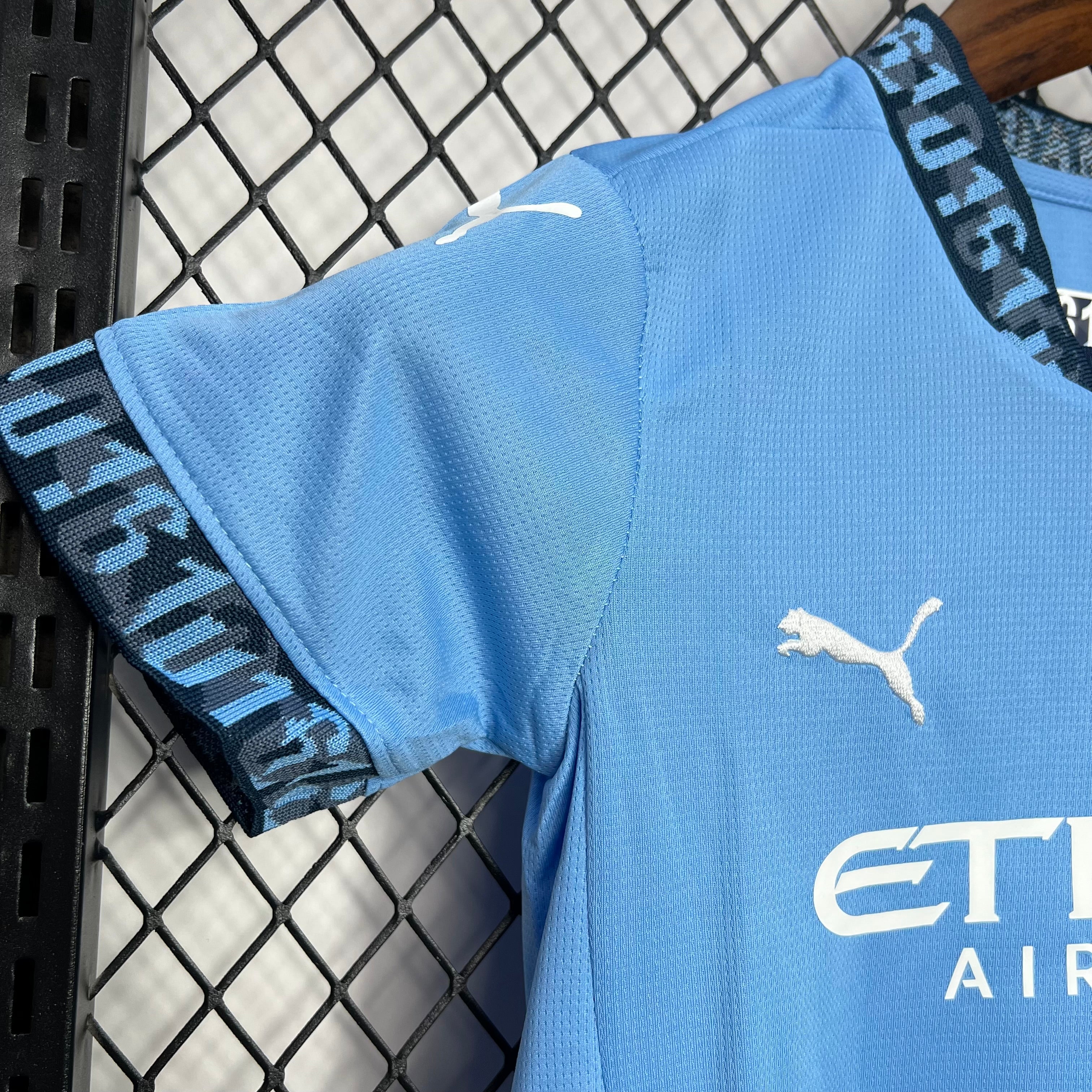 Kit enfant Manchester City Domicile 24/25 - Vêtements de sport