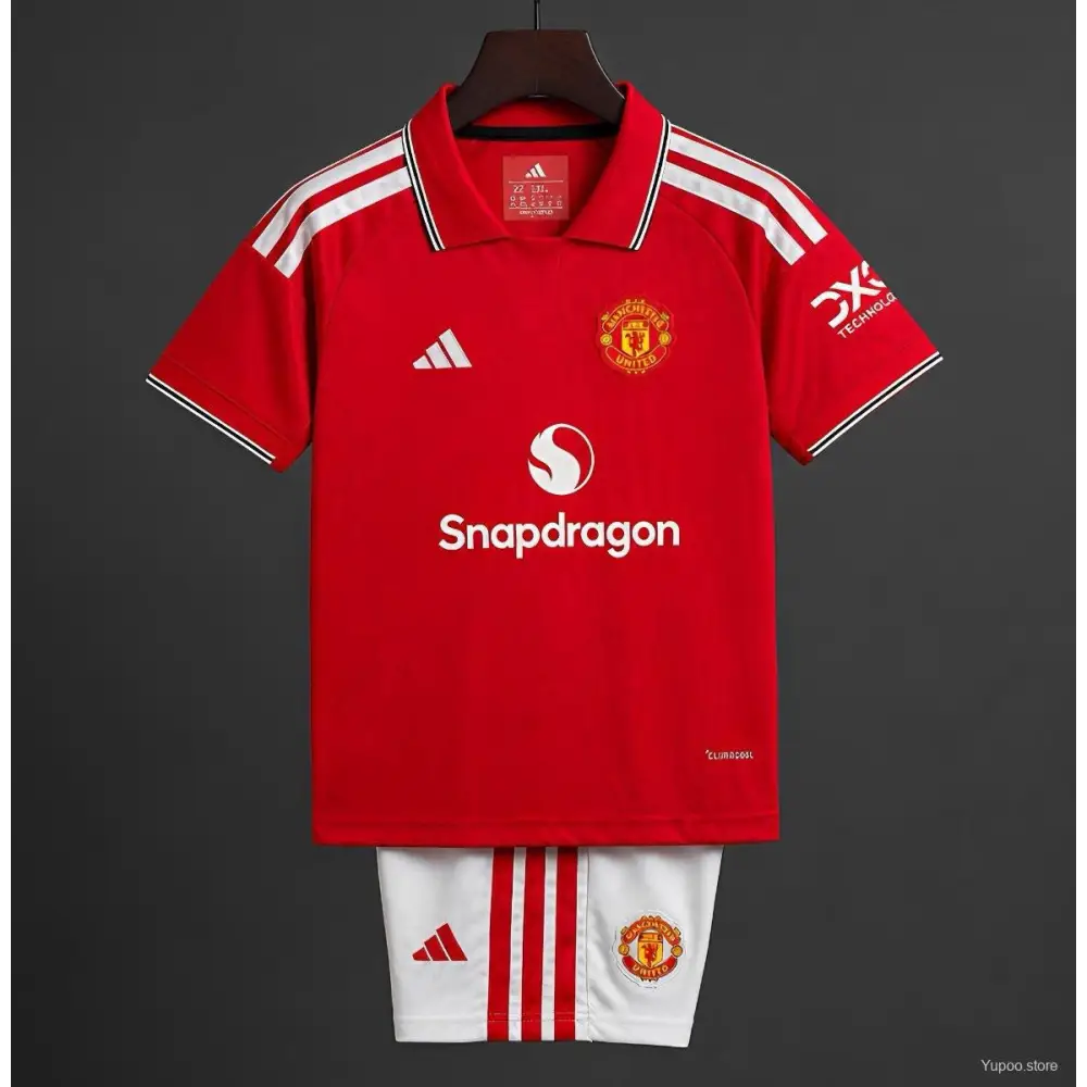 Kit Enfant Manchester United Domicile 2026/2027 - Vêtements de sport