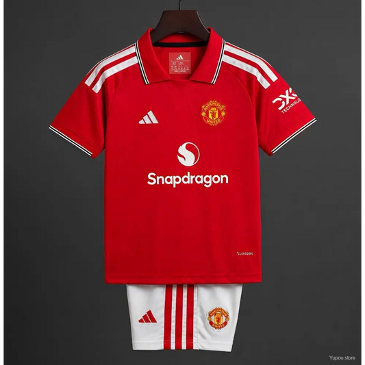 Kit Enfant Manchester United Domicile 2026/2027 - Vêtements de sport