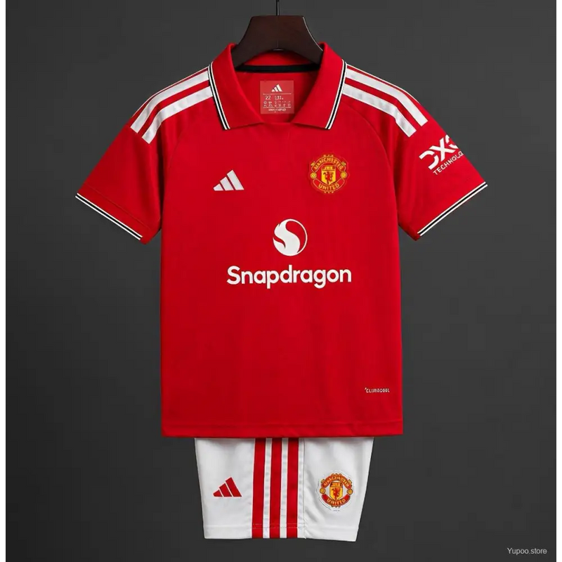 Kit Enfant Manchester United Domicile 2026/2027 - Vêtements de sport