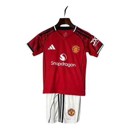 Kit Enfant Manchester United Domicile 25/26 - Vêtements de sport