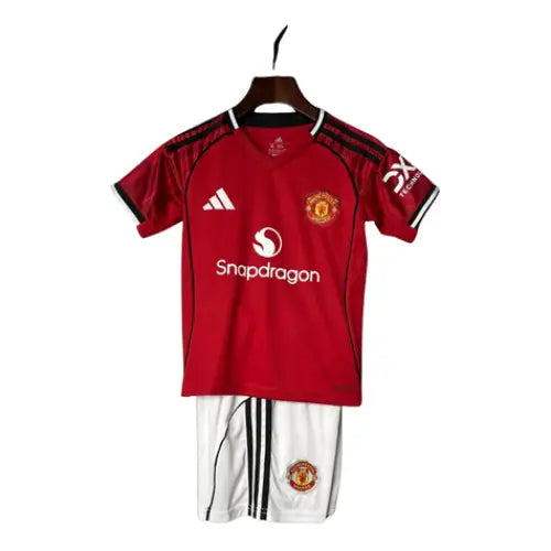 Kit Enfant Manchester United Domicile 25/26 - Vêtements de sport