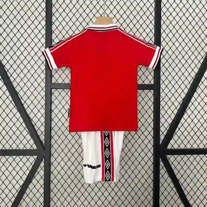 Kit Enfant Manchester United Domicile Retro 1998/1989 - Vêtements de sport