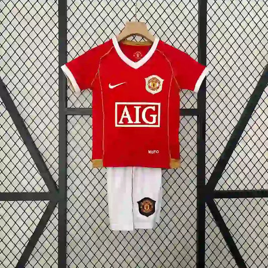 Kit Enfant Manchester United Domicile Retro 2006/2007 - Vêtements de sport