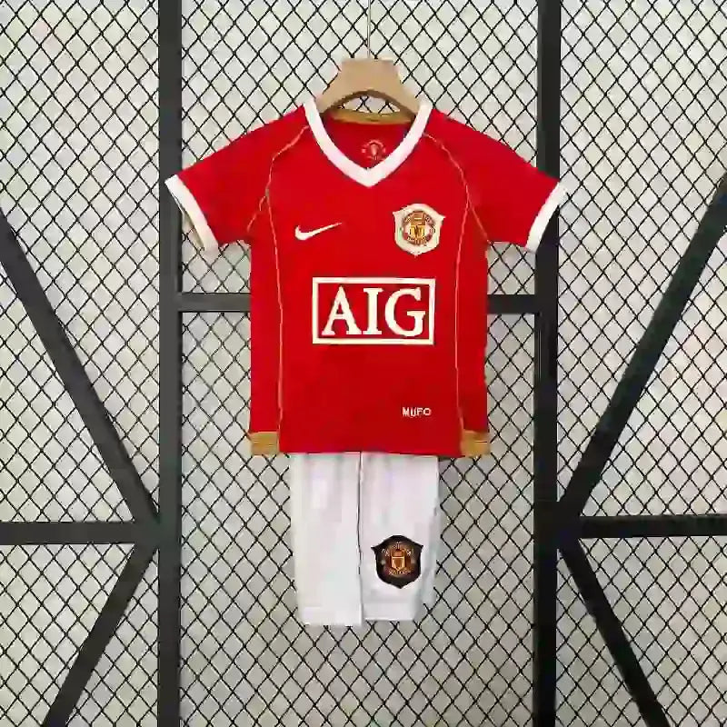Kit Enfant Manchester United Domicile Retro 2006/2007 - Vêtements de sport