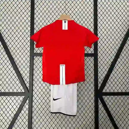 Kit Enfant Manchester United Domicile Retro 2007/2008 - Vêtements de sport