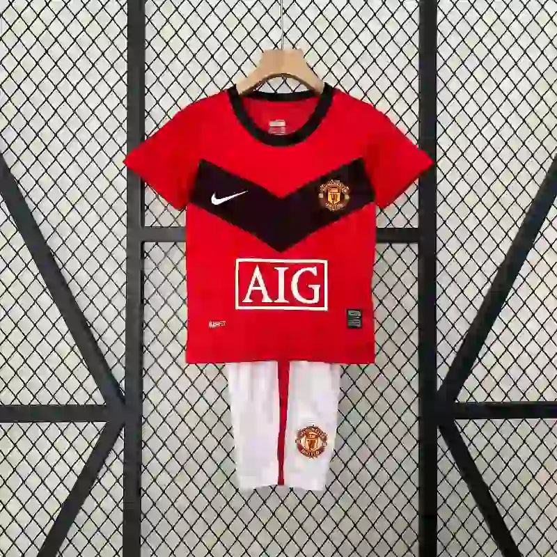 Kit Enfant Manchester United Domicile Retro 2009/2010 - Vêtements de sport