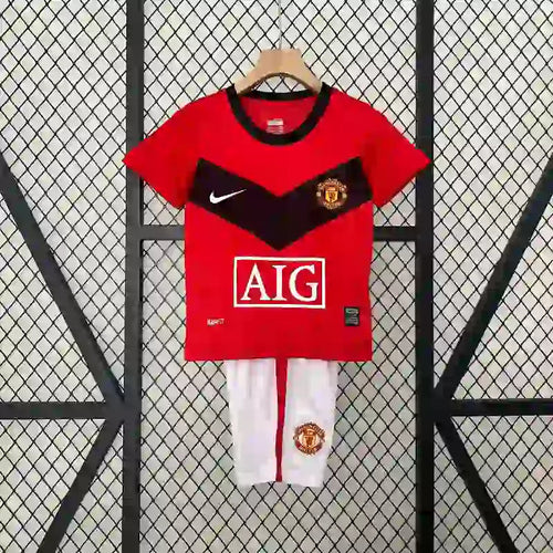Kit Enfant Manchester United Domicile Retro 2009/2010 - Vêtements de sport