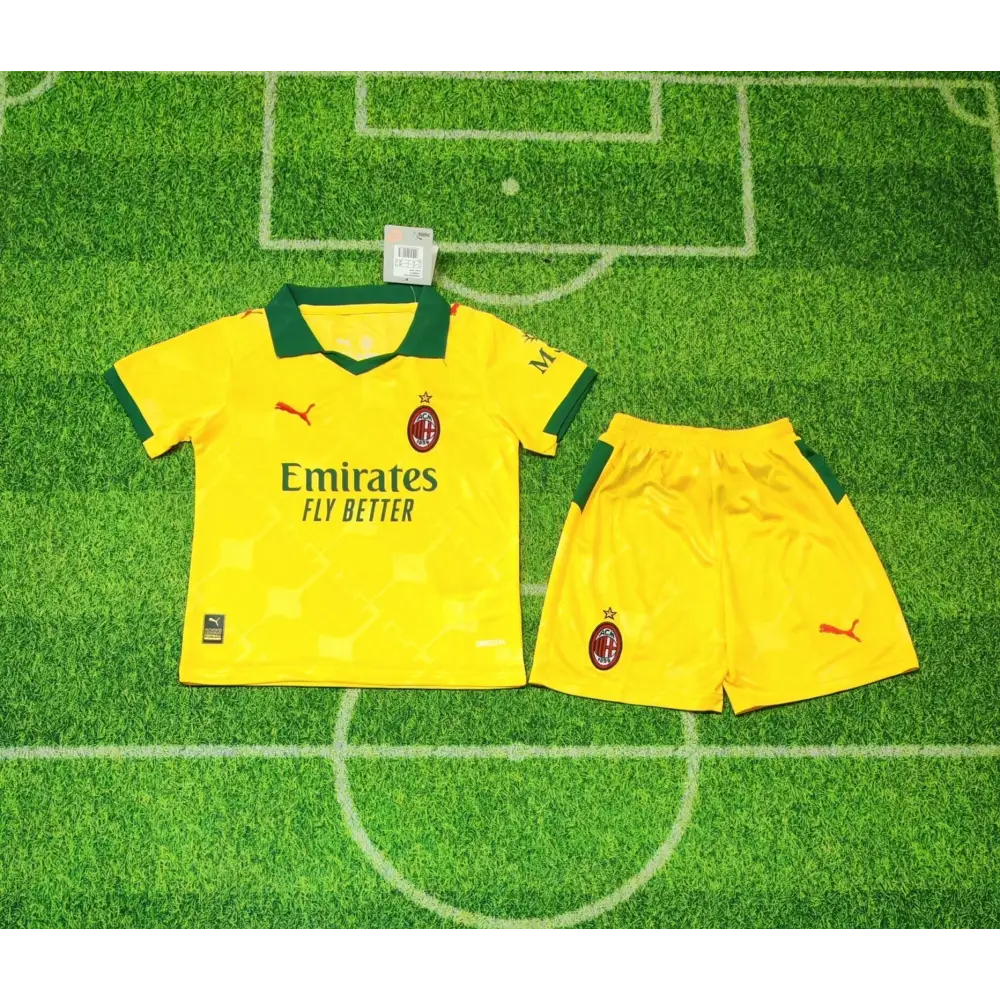 Kit enfant Milan AC Extérieur 3 2025/2026 Vêtements de sport