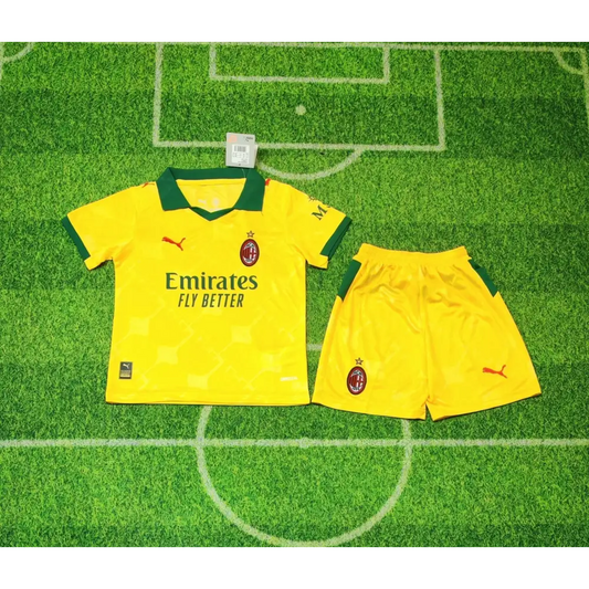 Kit enfant Milan AC Extérieur 3 2025/2026 Vêtements de sport