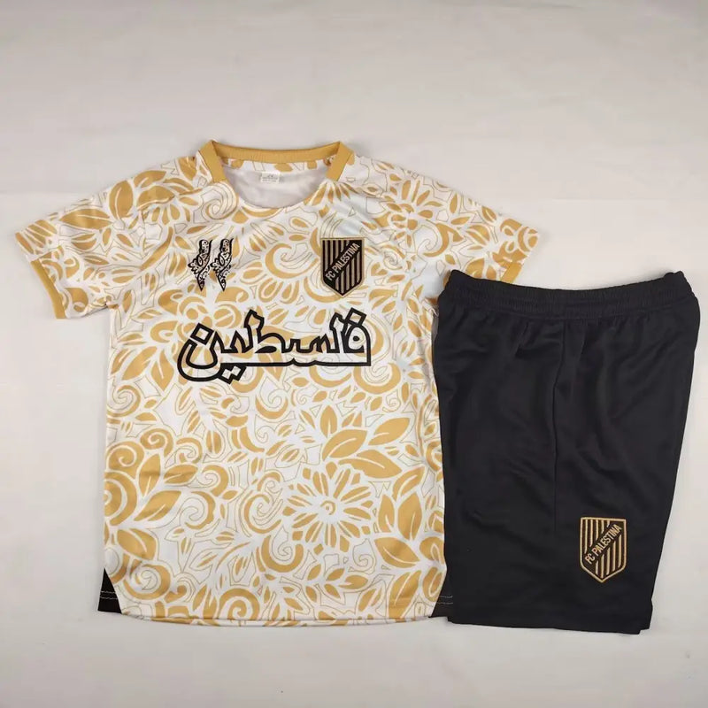 Kit Enfant Palestine Or 2025/2026 Vêtements de sport