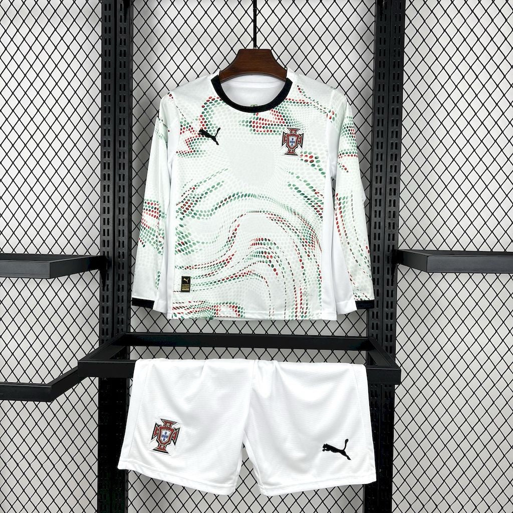 Kit enfant Portugal Extérieur Manches Longues 2025/2026 - Extérieur / 2-3 ans - Vêtements de sport