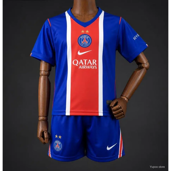 Kit infantil del PSG de local 2026/2027 con 2 estrellas