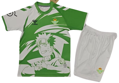 Kit Enfant Real Betis Naruto 2024/2025 - Vêtements de sport