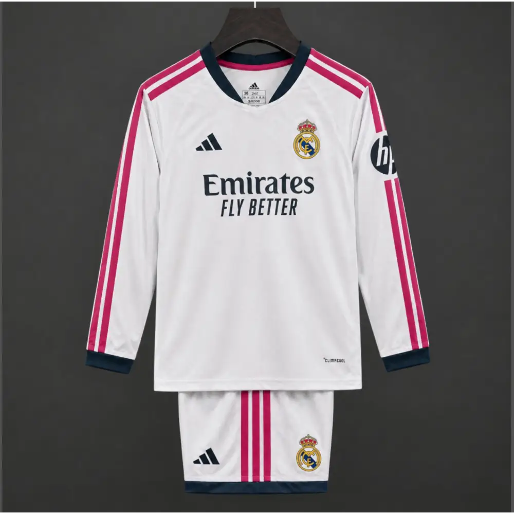 Kit Enfant Real Madrid Domicile 2026/2027 Manches longues - Vêtements de sport