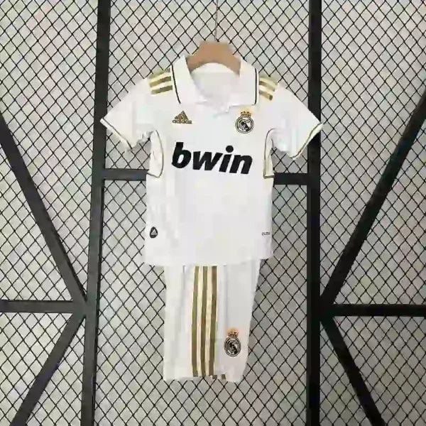 Kit Enfant Real Madrid Domicile Retro 2011/2012 - Vêtements de sport