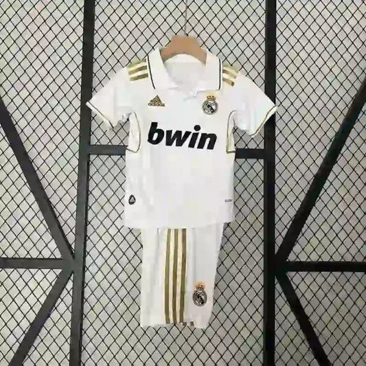 Kit Enfant Real Madrid Domicile Retro 2011/2012 - Vêtements de sport