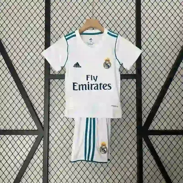 Kit Enfant Real Madrid Domicile Retro 2017/2018 - Vêtements de sport