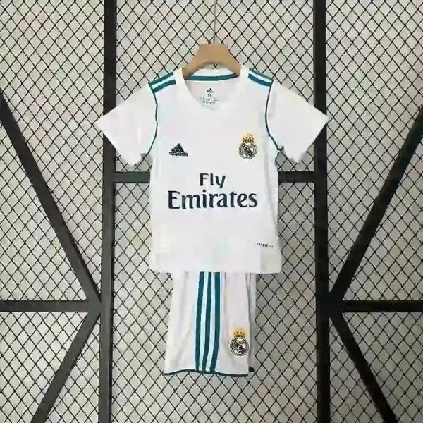 Kit Enfant Real Madrid Domicile Retro 2017/2018 - Vêtements de sport