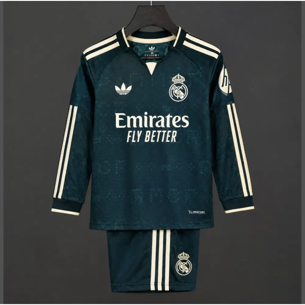 Kit Enfant Real Madrid Extérieur 2026/2027 Manches longues - Vêtements de sport