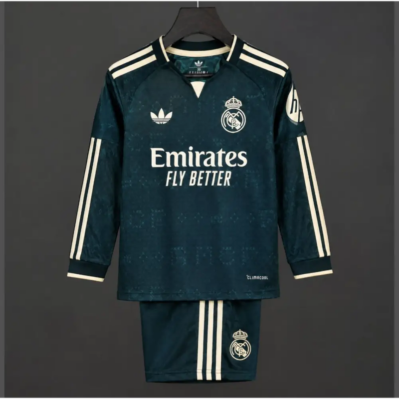 Kit Enfant Real Madrid Extérieur 2026/2027 Manches longues - Vêtements de sport