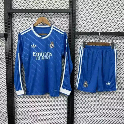 Kit enfant Real Madrid Manches Longues 2025/2026 - Vêtements de sport