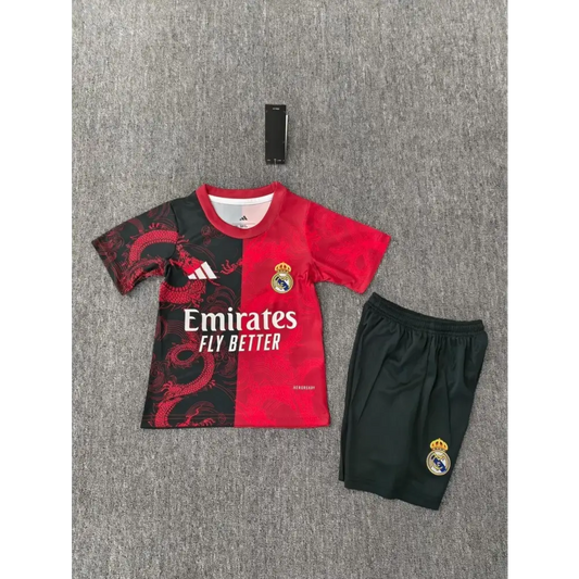 Kit enfant Real Madrid Spécial Edition Rouge 25/26 Vêtements de sport