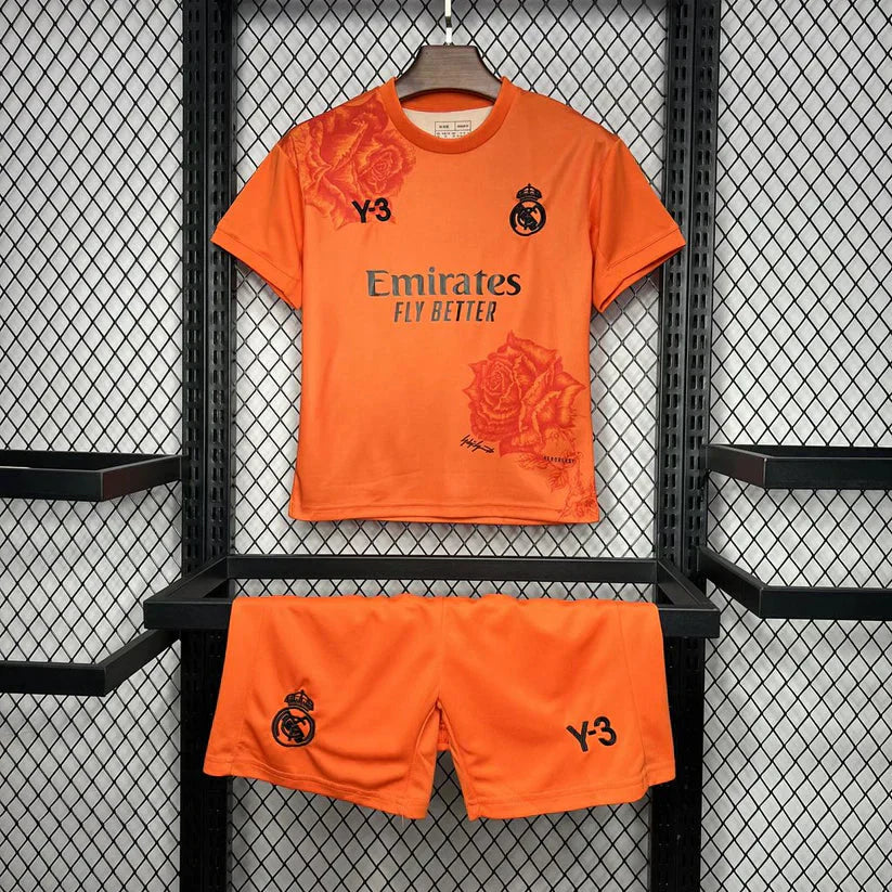 Kit enfant Real Madrid Y-3 Editions Orange 24/25 - Y-3 Orange / XXS - Vêtements de sport