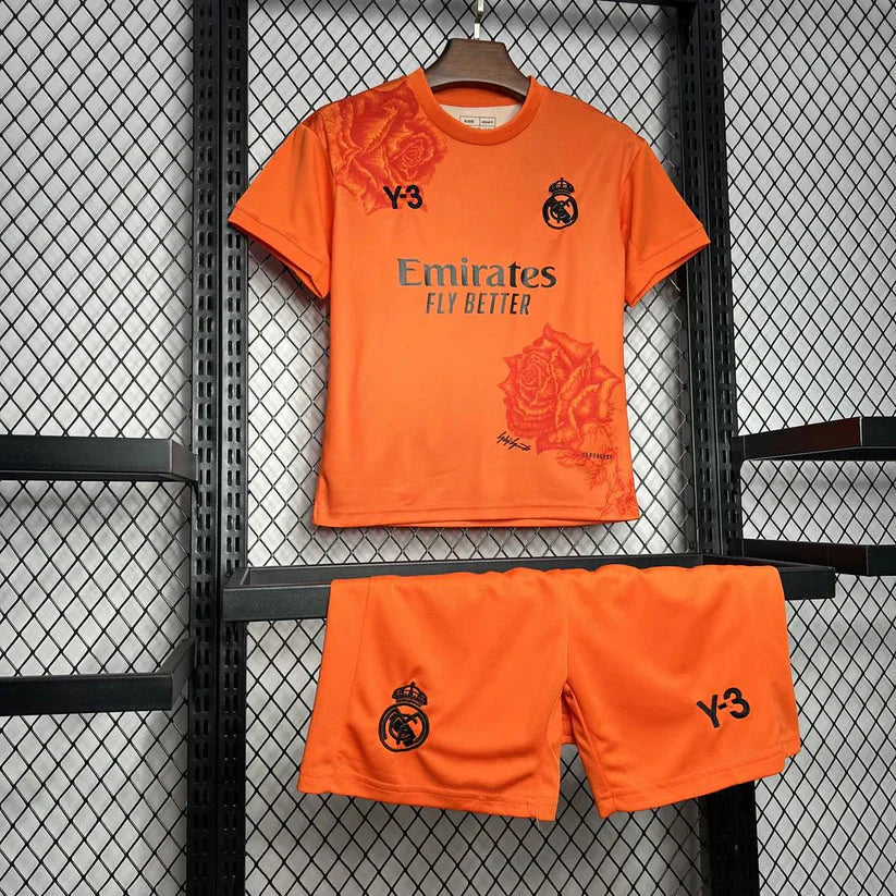 Kit enfant Real Madrid Y-3 Editions Orange 24/25 - Vêtements de sport