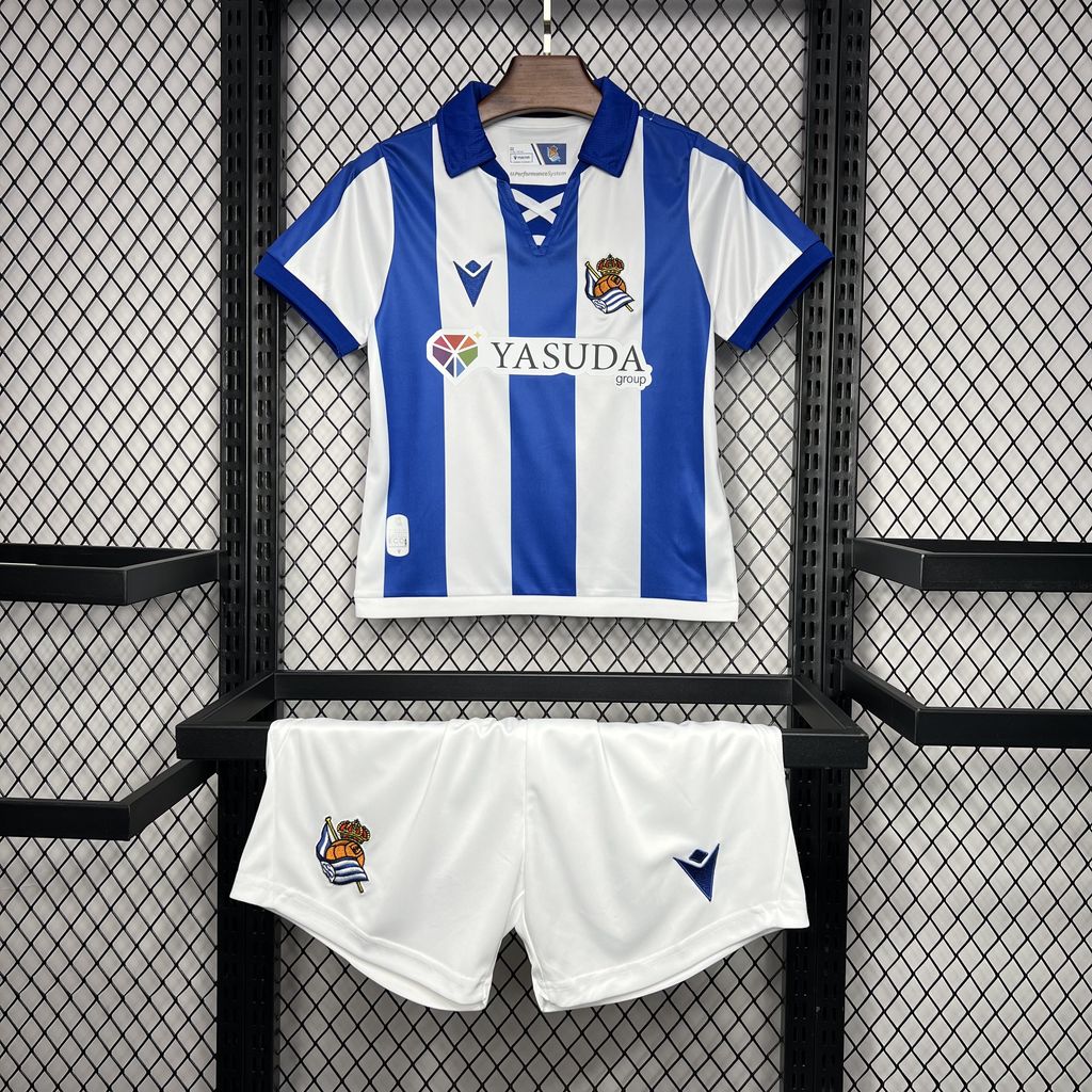 Kit enfant Real Sociedad Domicile 24/25 - Domicile / XXS - Vêtements de sport