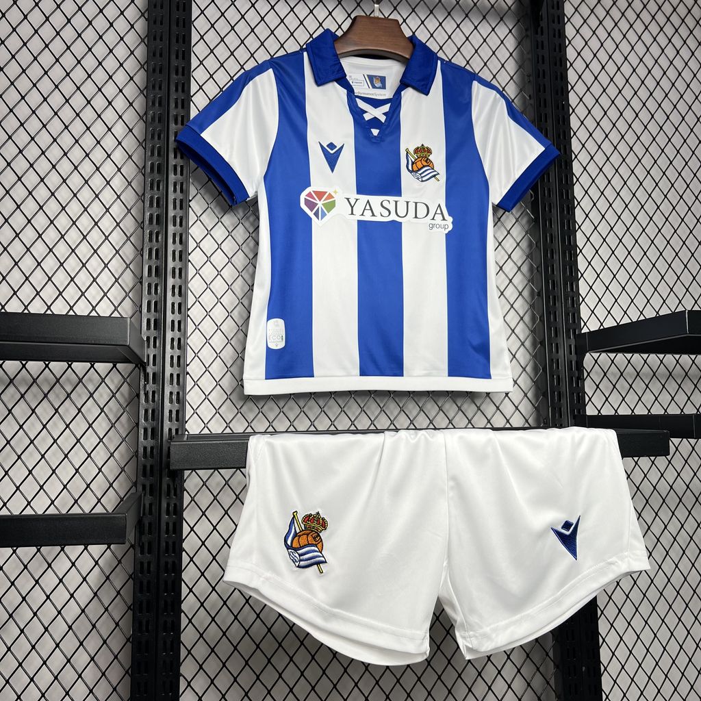 Kit enfant Real Sociedad Domicile 24/25 - Vêtements de sport