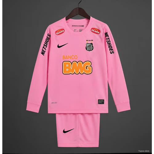 Kit Enfant Santos 2011/2012 Rose manches longues - Vêtements de sport