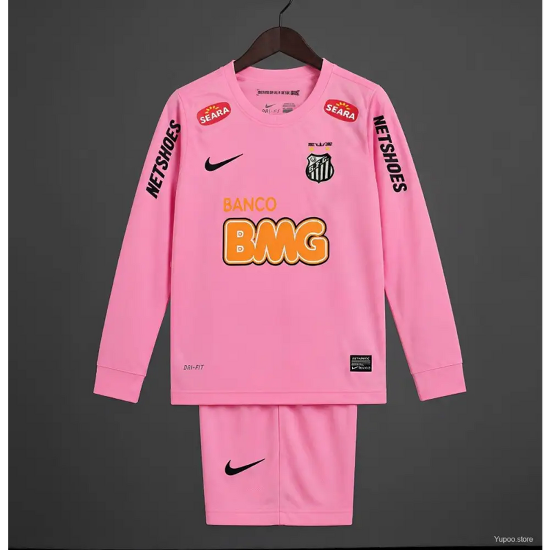 Kit Enfant Santos 2011/2012 Rose manches longues - Vêtements de sport