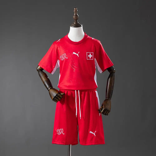 Kit enfant Suisse Coupe du Monde 2026 Domicile - Vêtements de sport