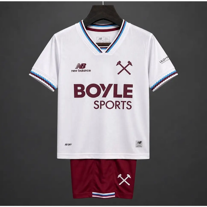Kit enfant West Ham Extérieur 26/27 - Vêtements de sport