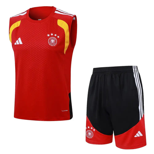Kit Entraînement Allemagne Rouge & Jaune 2025/2026 - Vêtements de sport