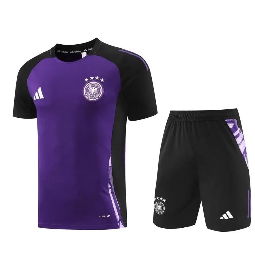 Kit Entraînement Allemagne Violet 2025/2026 Manches courtes - Vêtements de sport