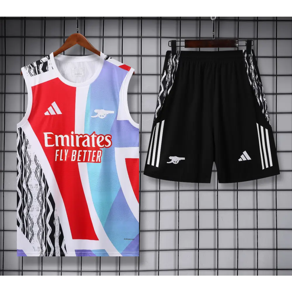 Kit Entraînement Arsenal Bleu Rouge & Blanc 2025/2026 - Vêtements de sport