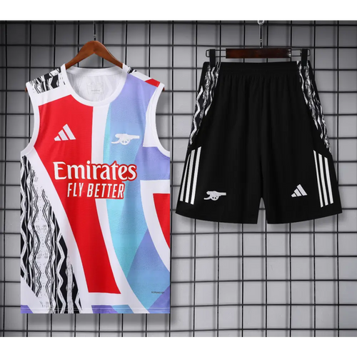 Kit Entraînement Arsenal Bleu Rouge & Blanc 2025/2026 - Vêtements de sport