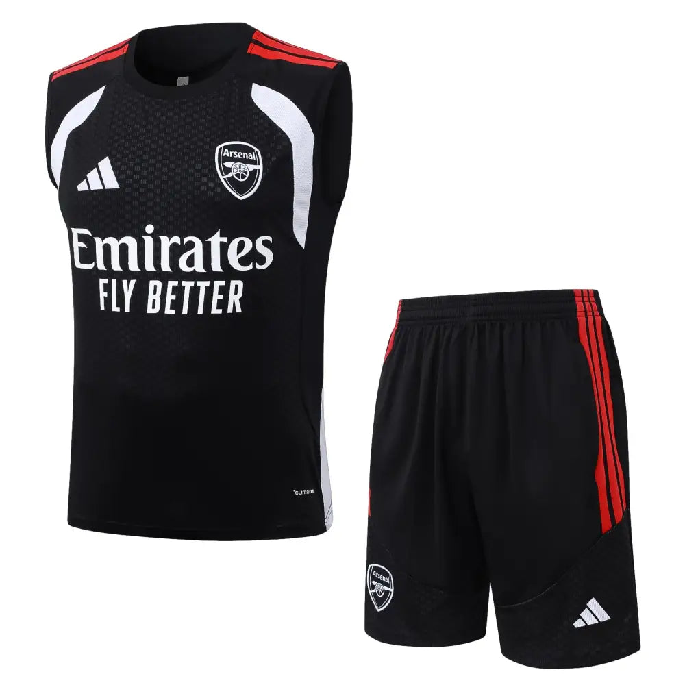Kit Entraînement Arsenal Noir 2025/2026 - Vêtements de sport