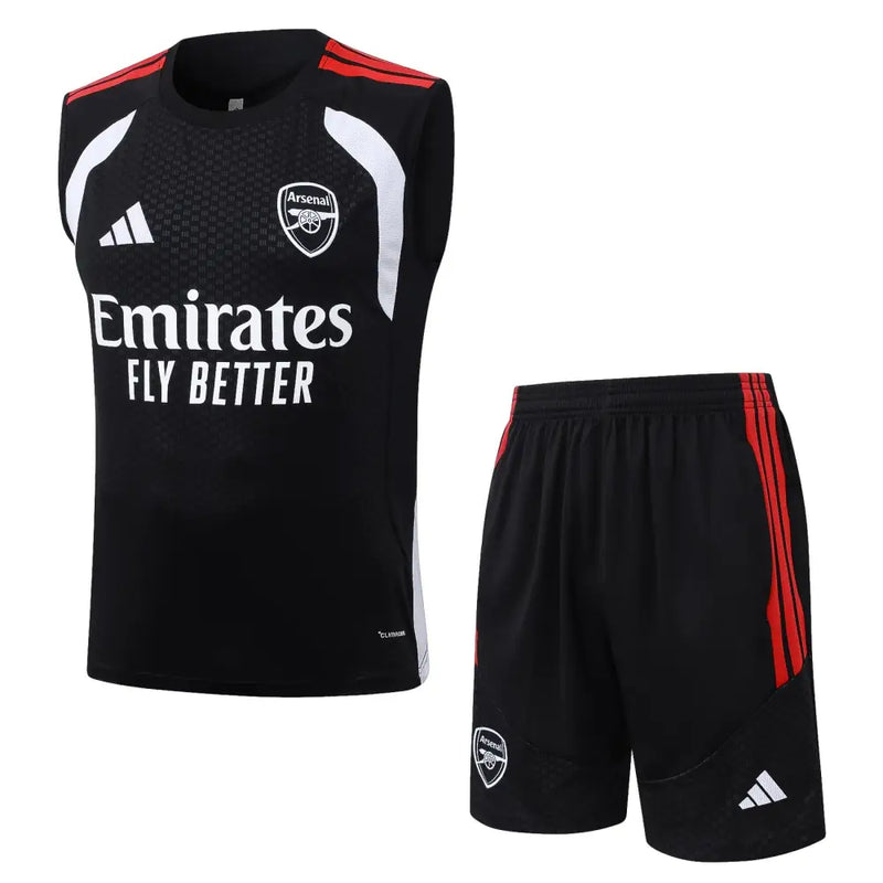 Kit Entraînement Arsenal Noir 2025/2026 - Vêtements de sport
