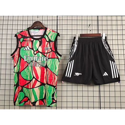 Kit Entraînement Arsenal Rouge & Vert 2025/2026 - Vêtements de sport