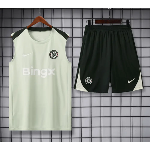 Kit Entraînement Chelsea Vert Clair 2025/2026 - Vêtements de sport