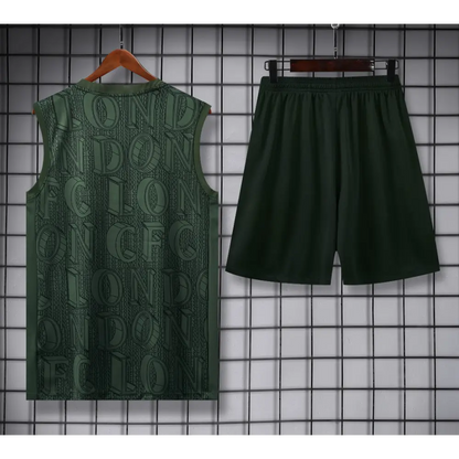 Kit Entraînement Chelsea Vert Motifs 2025/2026 - Vêtements de sport