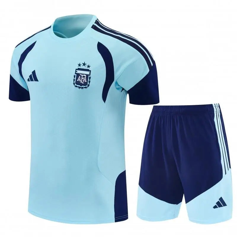 Kit Entraînement Espagne Bleu ciel Coupe du Monde 2026 Manches courtes - Vêtements de sport