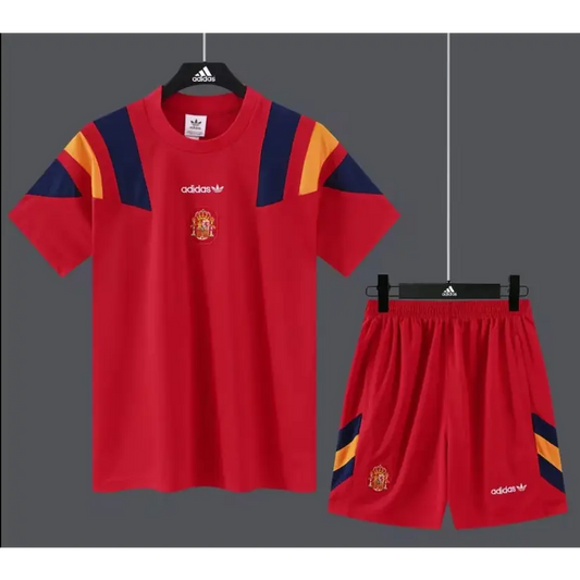 Kit Entraînement Espagne Domicile 2026/2027 Manches courtes - Vêtements de sport