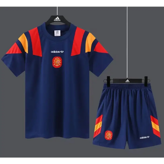 Kit Entraînement Espagne Extérieur 2026/2027 Manches courtes - Vêtements de sport