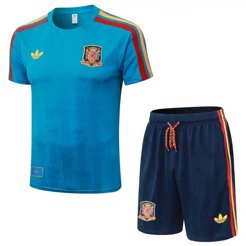 Kit Entraînement Espagne Extérieur Coupe du Monde 2026 Manches courtes - Vêtements de sport